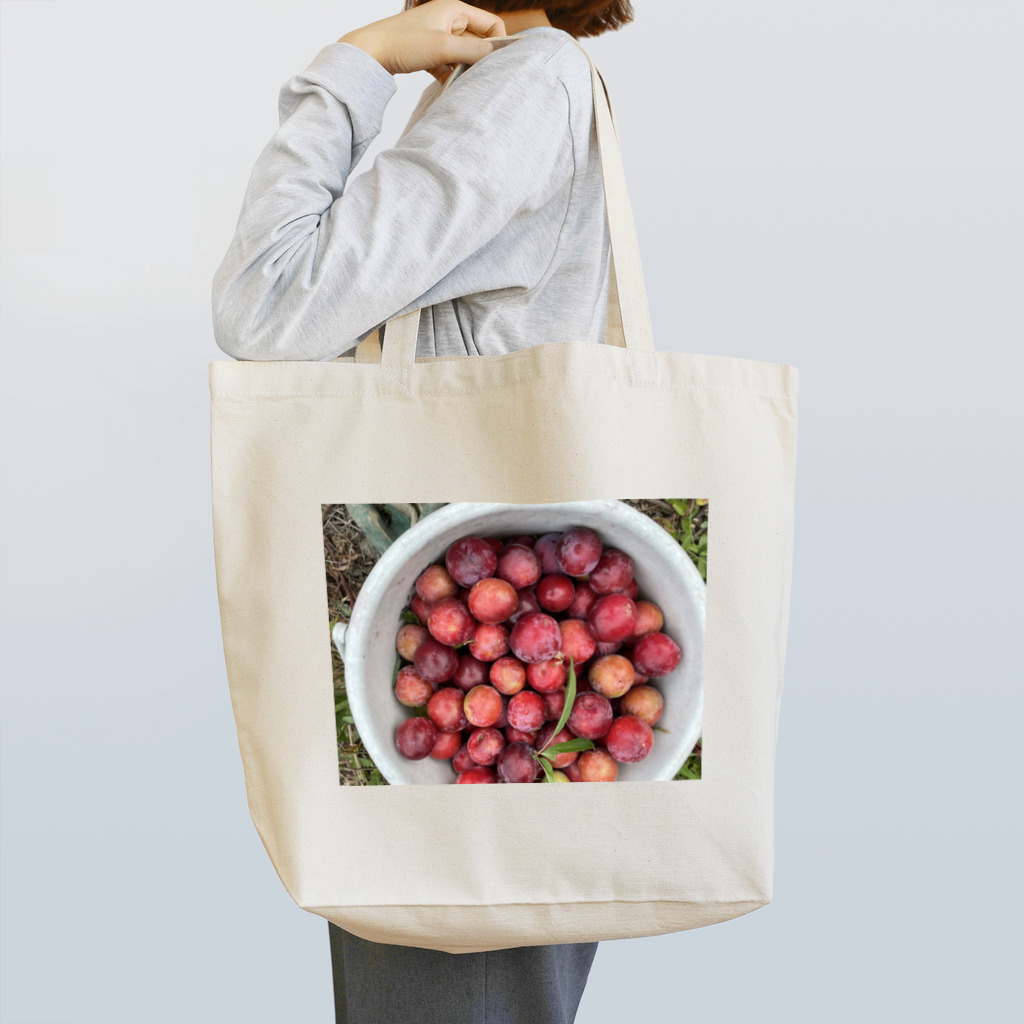 笑顔が好きの夏だ美味しい果物だ😊 トートバッグ