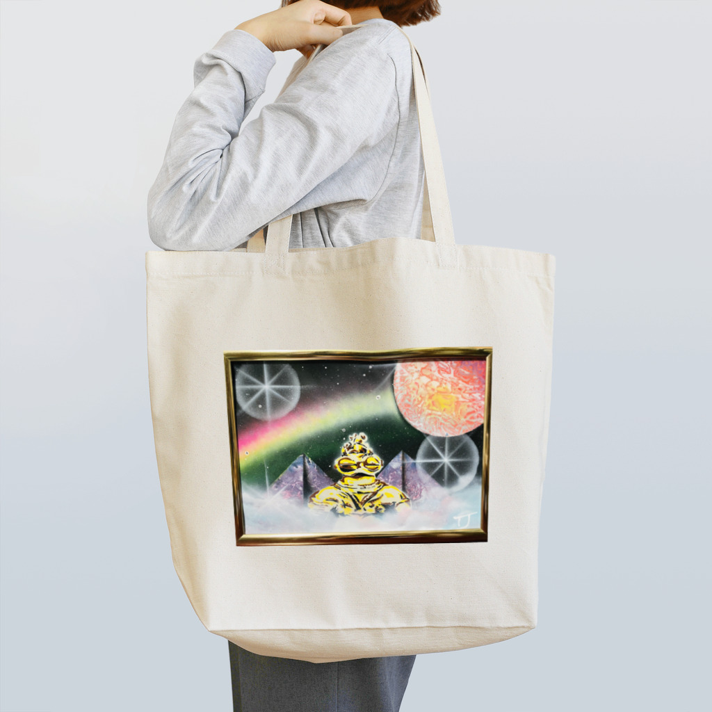 小さな宇宙工房おっちーの古代文明remix〜original spray art〜 Tote Bag