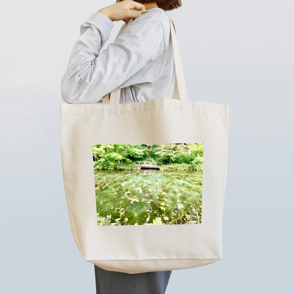 Shin Beethovenのモネの池 Tote Bag