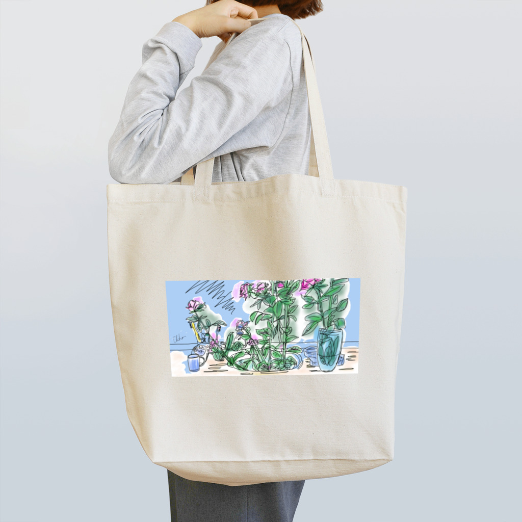 ミス・おほす・ペケーニョスのばらのある洗面台 Tote Bag