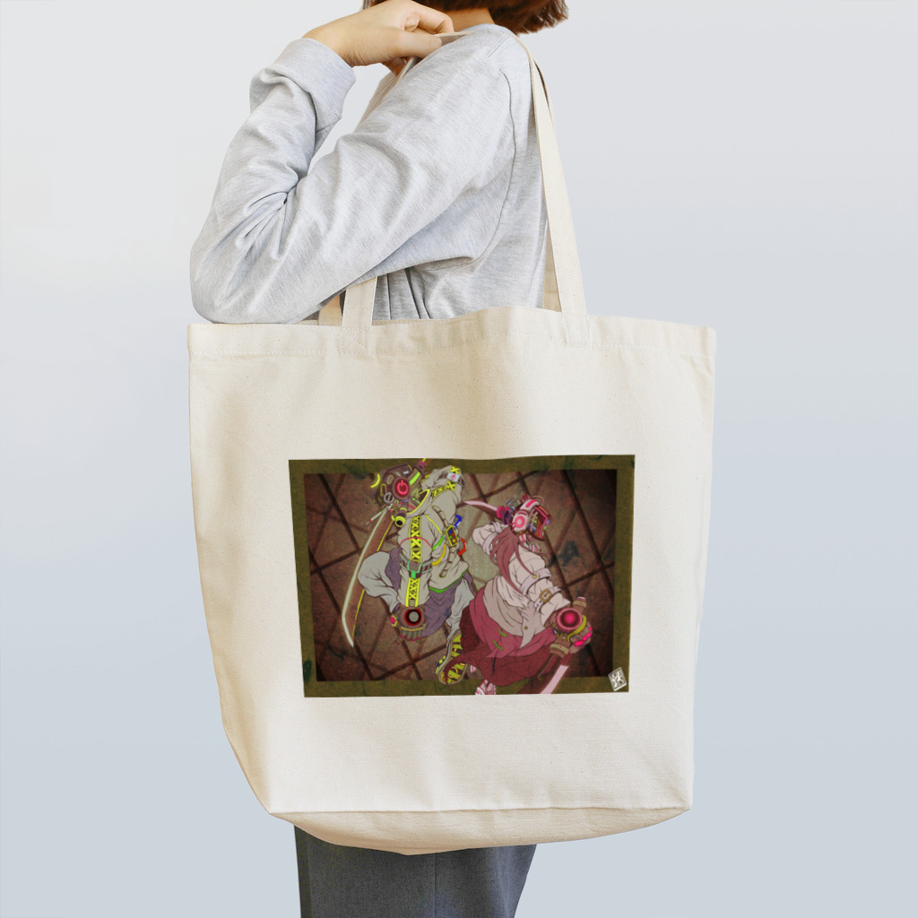 絵士 鉄のサイバーパンク×ディーゼルパンク Tote Bag