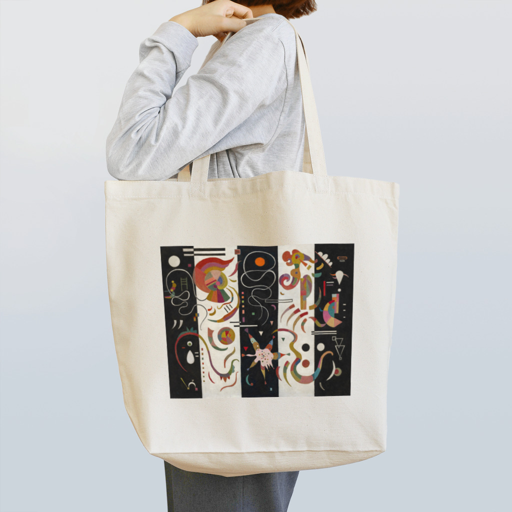 世界の絵画アートグッズのワシリー・カンディンスキー《縞》 Tote Bag