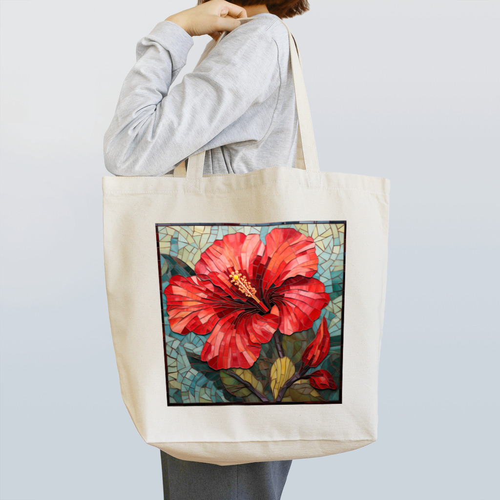 自然たいのハイビスカスめっちゃアップ Tote Bag