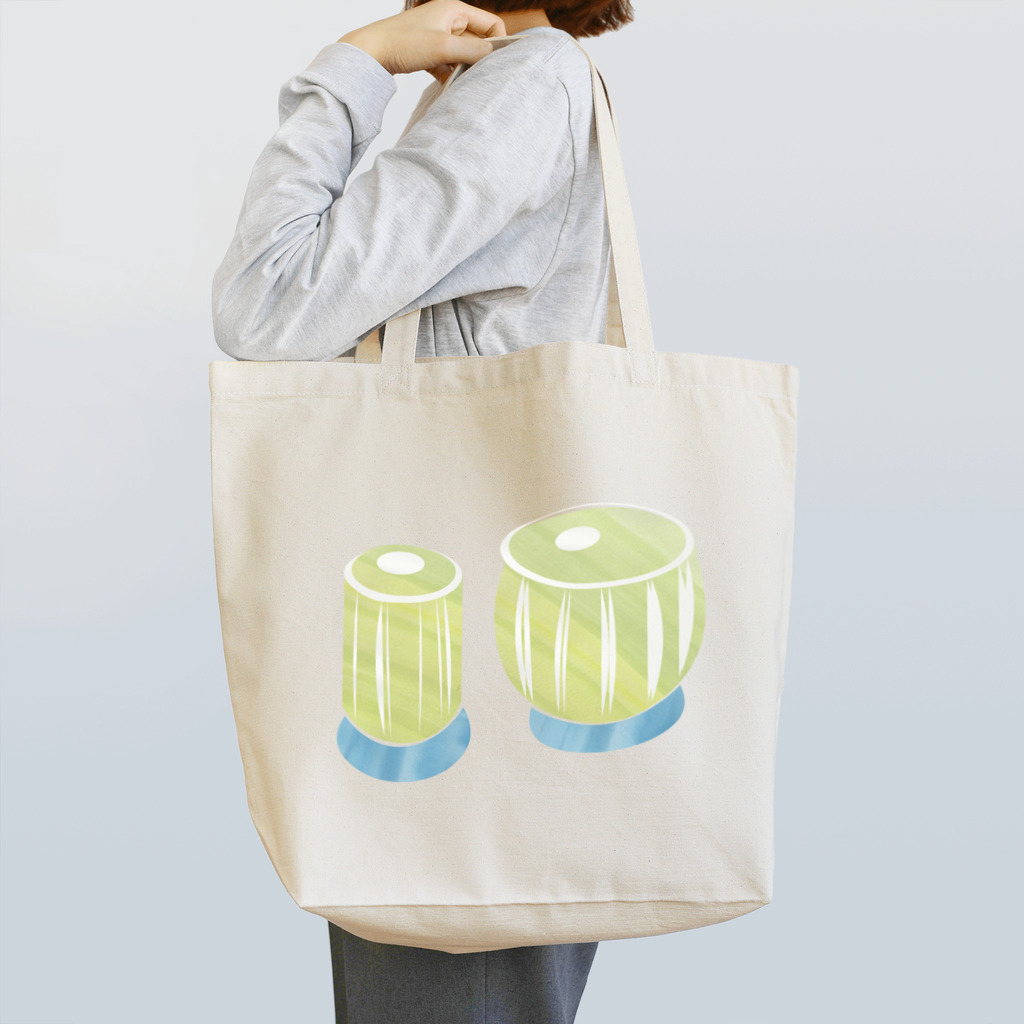 Ruchiのタブラーきみどり色 Tote Bag