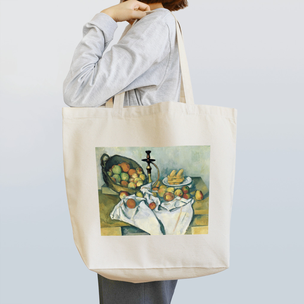 シーシャ美術館の『リンゴの籠とシーシャのある静物』 Tote Bag