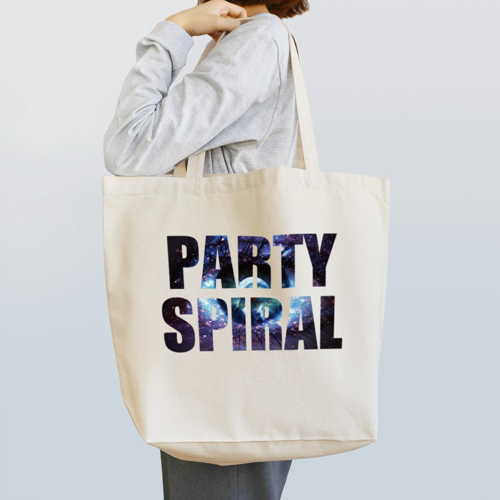 RIDEXのPARTY SPIRAL T-SHIRT Tote Bag