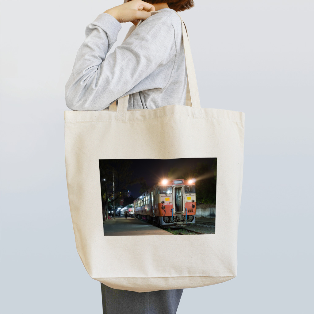 Second_Life_of_Railwaysの元JR東海の国鉄一般色キハ40系がミャンマー国鉄で活躍する Tote Bag