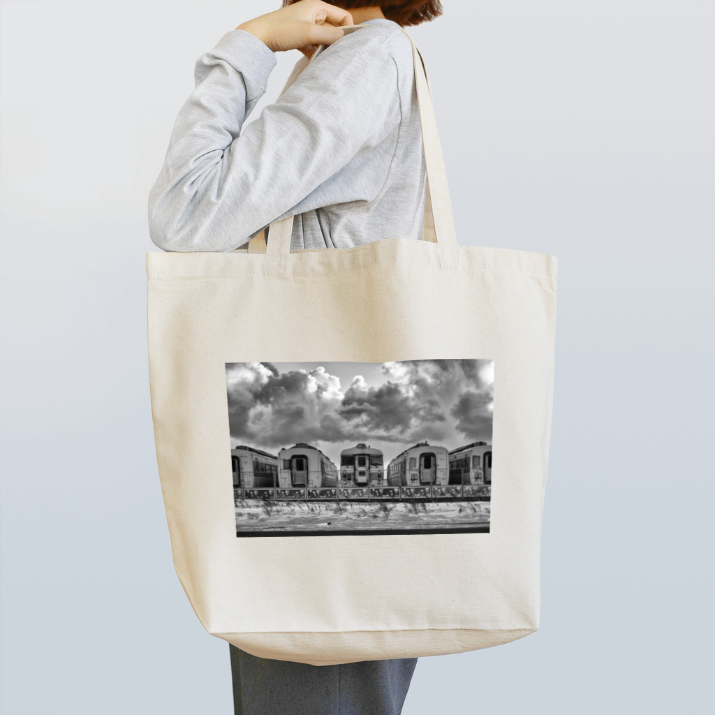 Second_Life_of_Railwaysの北海道でタイへの出国を待つキハ183系「白坊主」 Tote Bag