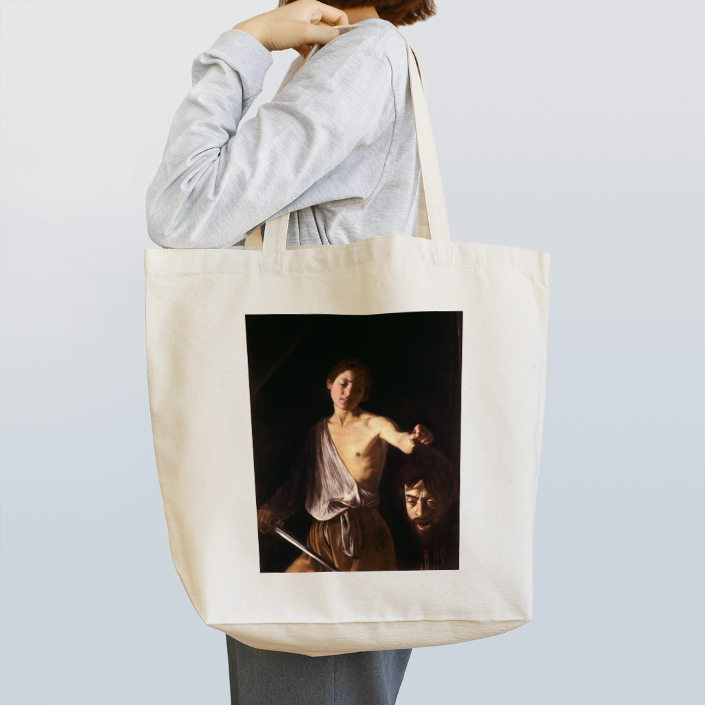 世界美術商店のゴリアテの頭を持つダヴィデ / David with the Head of Goliath Tote Bag