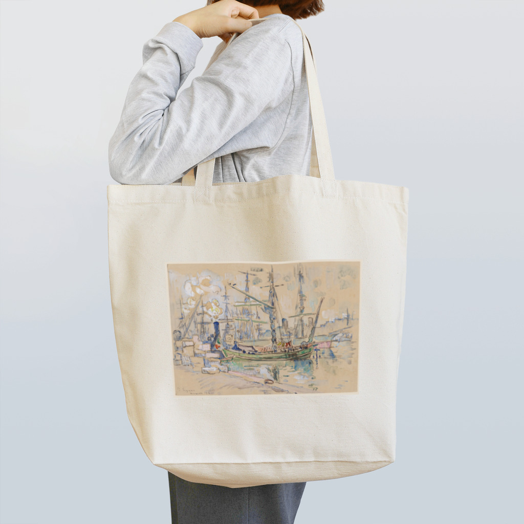 釜萢堂《かまやちどう》美術販売の「Marseille」 Signac, Paul／Paris Musées Tote Bag