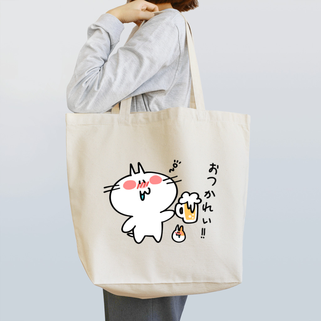 ゆちのへやの酔っ払いにゃんこイラスト Tote Bag