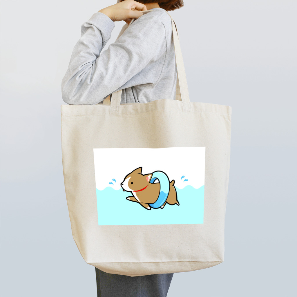 かわいいコーギーのswim Tote Bag