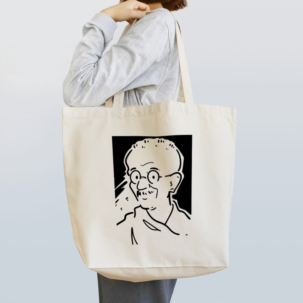 山形屋米店のマハトマ・ガンディー(Mahatma Gandhi) Tote Bag