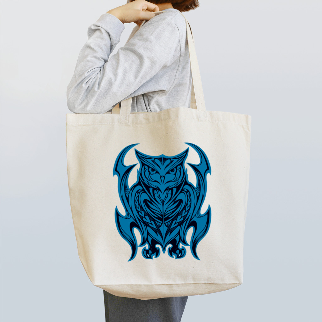 Tribal 70 Designのミミズク（フクロウ）② Tote Bag