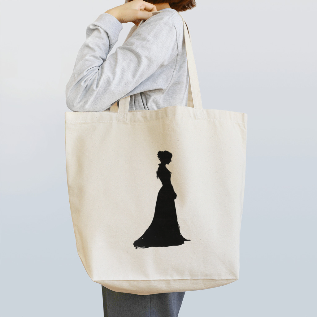 Chi3のゴシック女性の全身シルエット Tote Bag