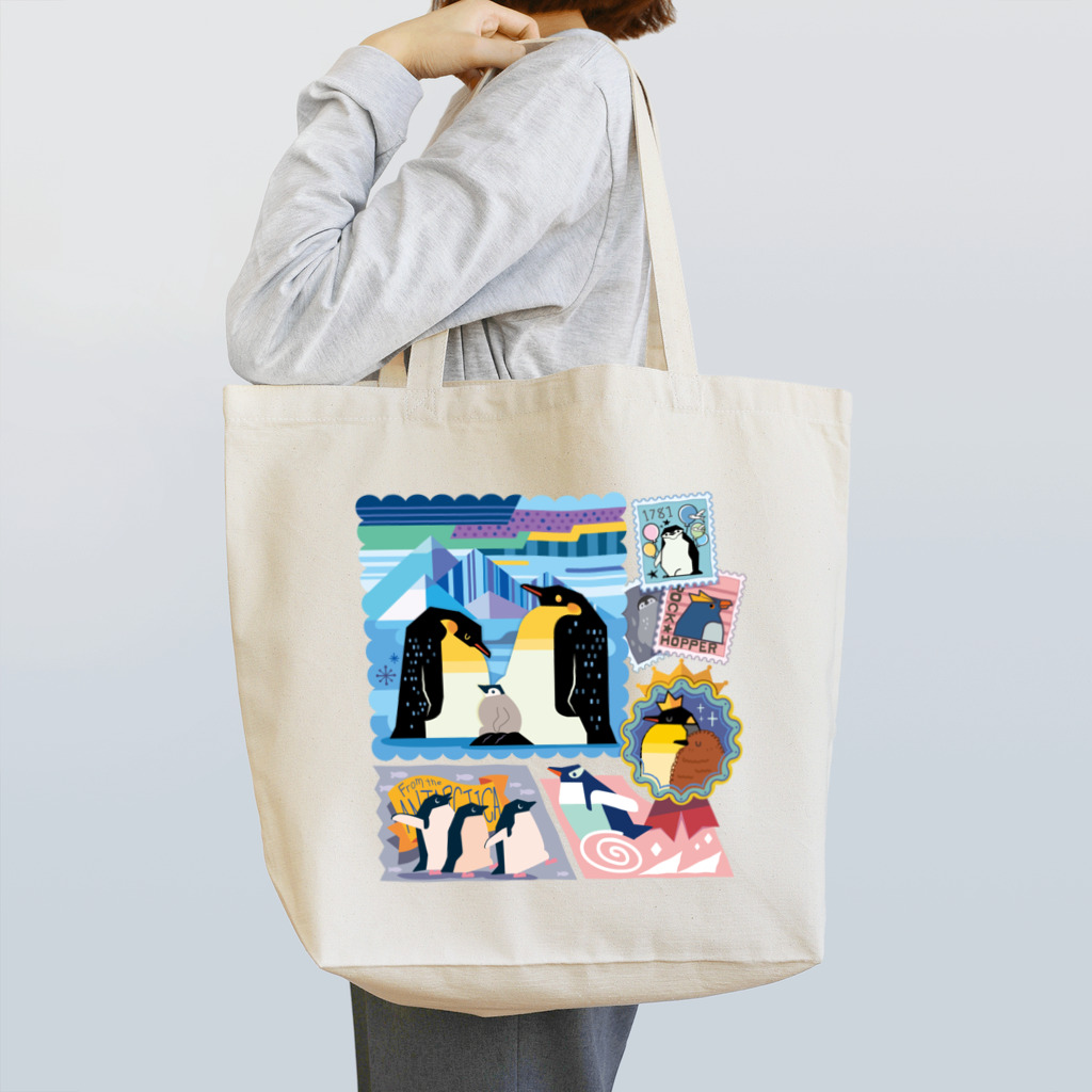 みなとまち層の南半球のペンギンたち Tote Bag