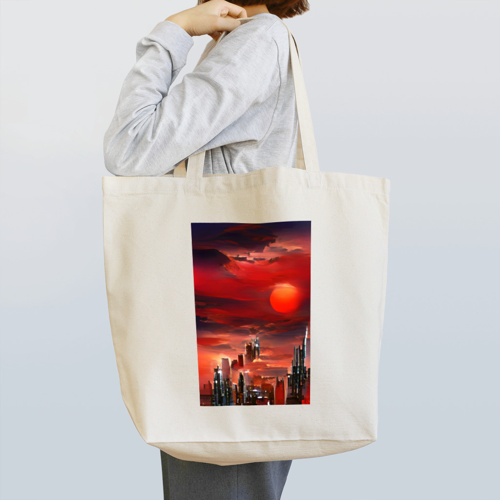 Eye2EyeのRed Night Tote Bag