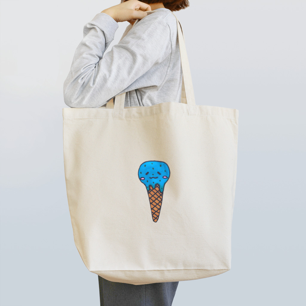 ねむたいお店のねてるアイスクリーム Tote Bag