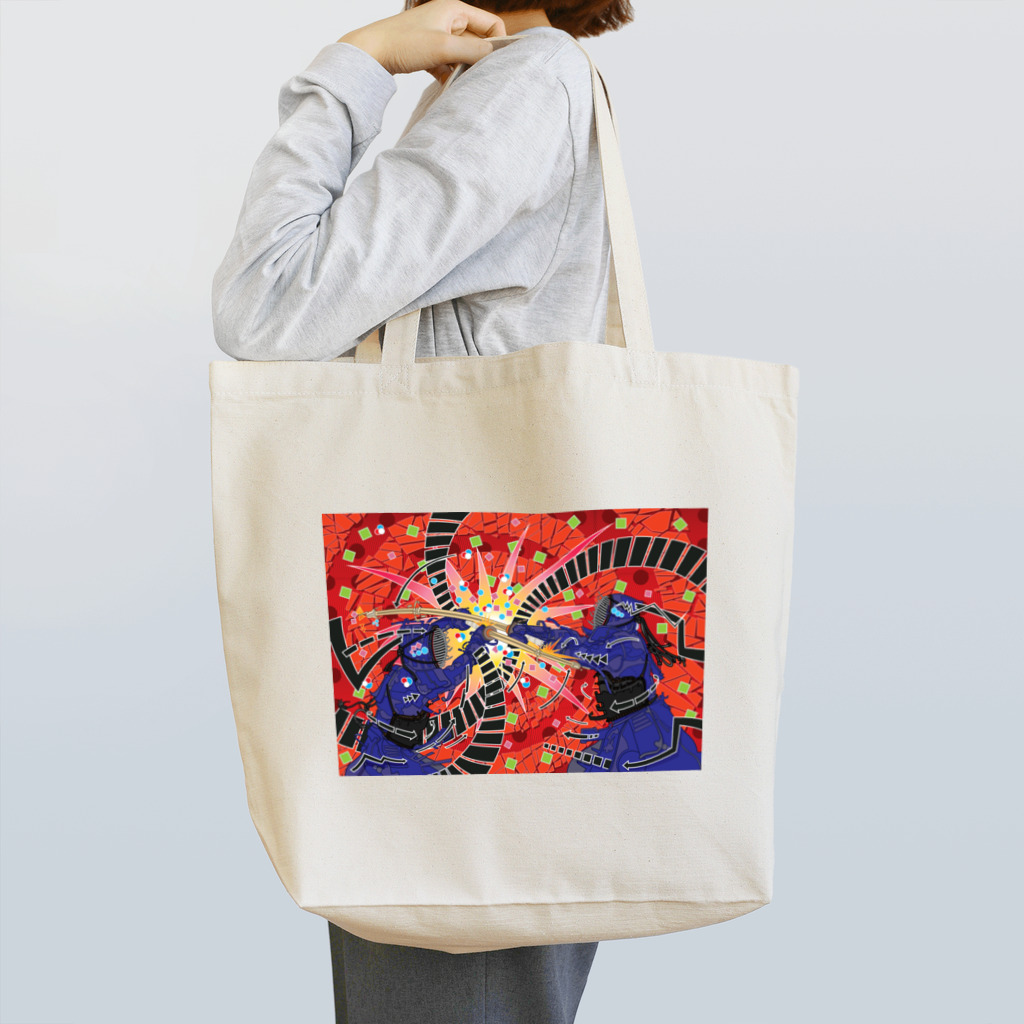 伊勢守 isenokami  剣道 x 日常  kendo inspired.のLife with Kendo (motion graphic) Tote Bag