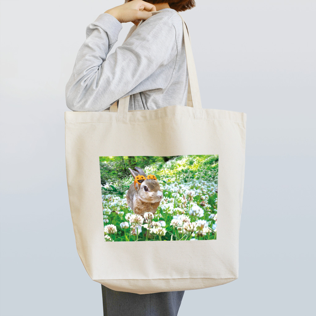 うさぎのうみちゃんねるショップのジャンプくん-うさぎのうみコラボシリーズ Tote Bag