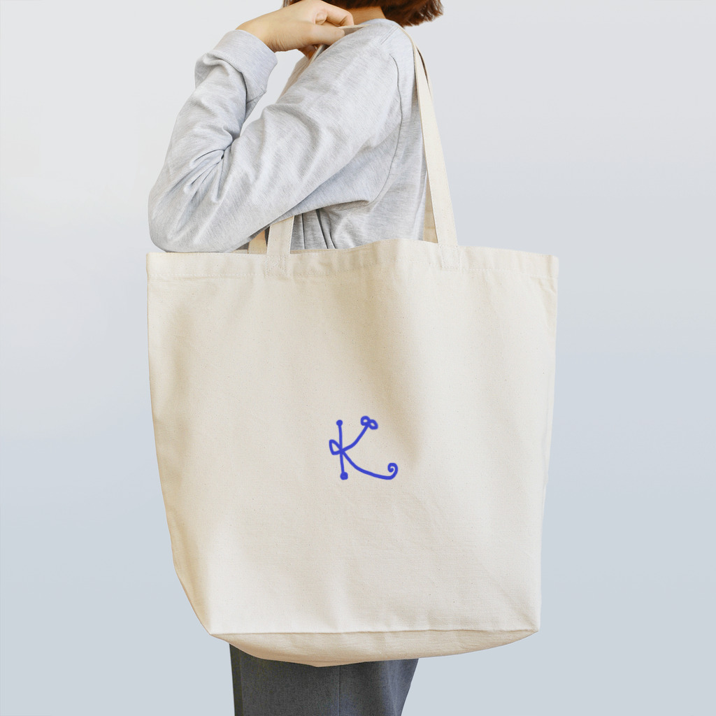 ほのてぃんのデザイン工房のイニシャル　K Tote Bag