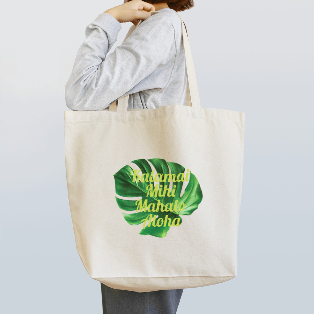 metao dzn【メタヲデザイン】のホ・オポノポノ（Leaf） Tote Bag
