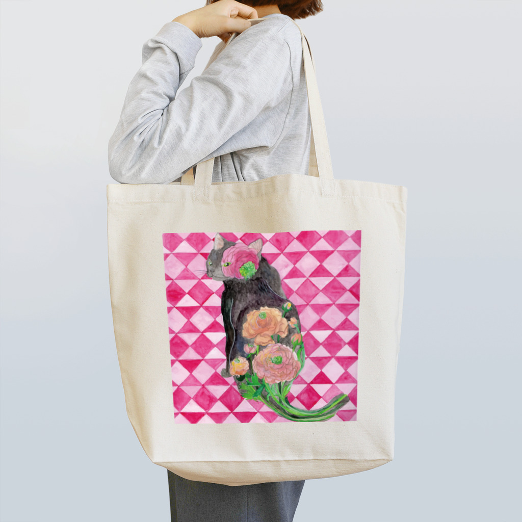 catanorynecoのラニャンキュラス -レイネッテグリーン- Tote Bag