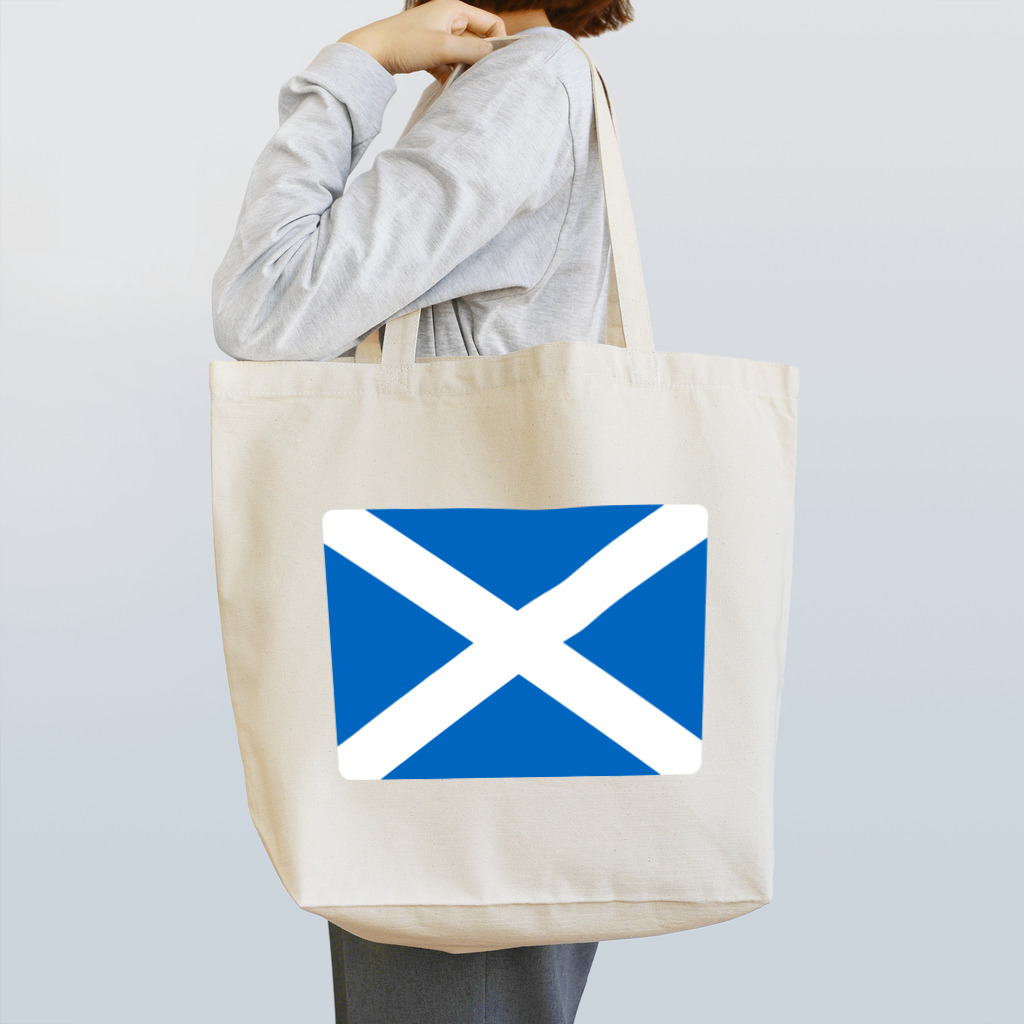 お絵かき屋さんのスコットランドの国旗 トートバッグ
