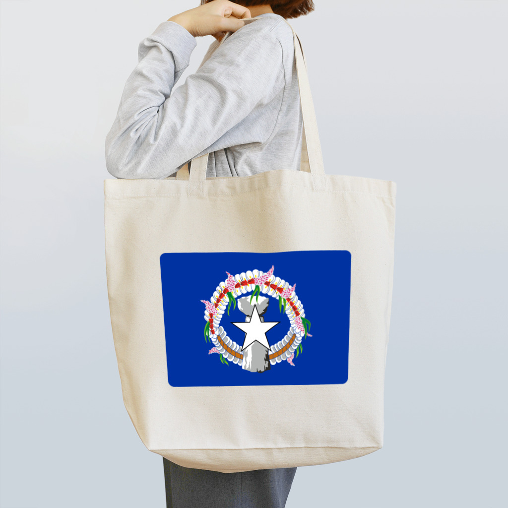 お絵かき屋さんの北マリアナ諸島の旗 Tote Bag