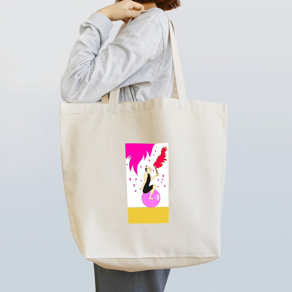 hotdogdesignのバランスボールファイヤー Tote Bag