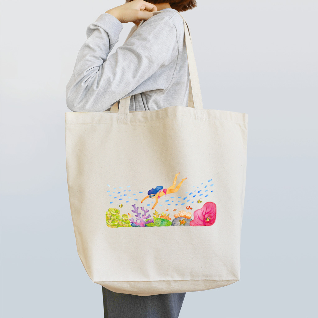 uminomadoのハロー！アンダーウォーター Tote Bag