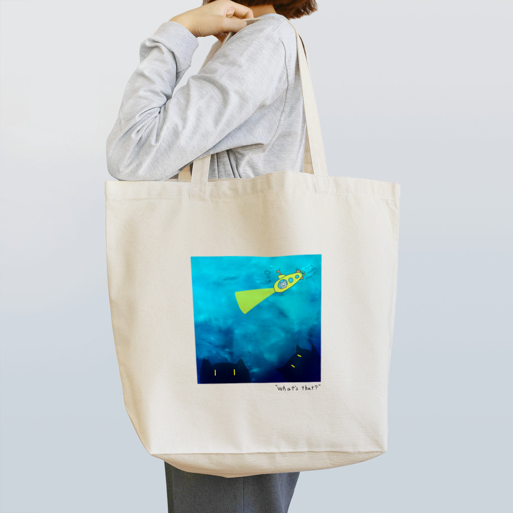 ツチブタすい臓商店のブルーハワイサブマリン（文字あり） Tote Bag