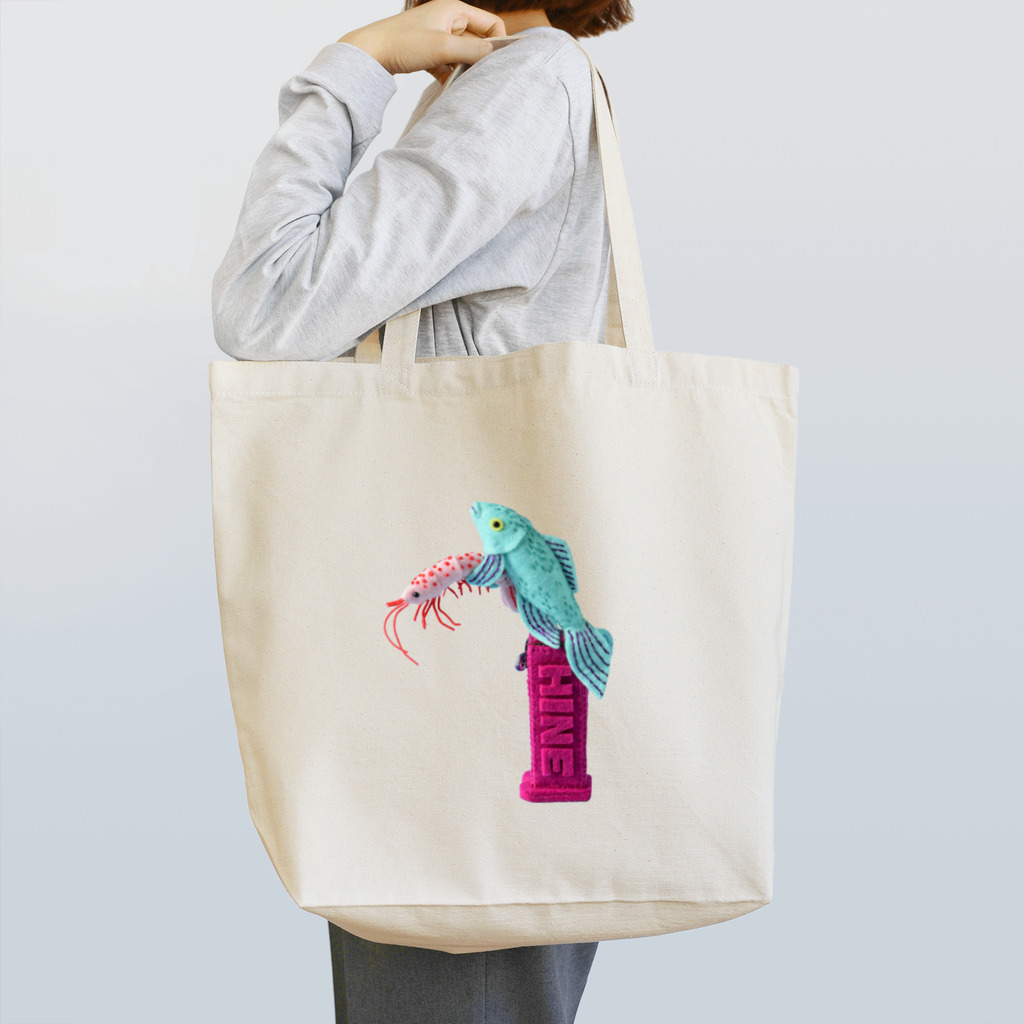 水島ひねのウオペッツ Tote Bag