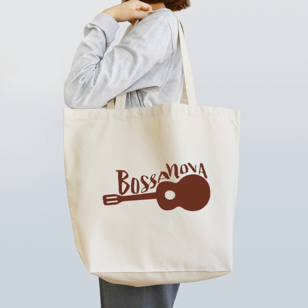 mngystudio_designのギターとBOSSANOVA　茶色 Tote Bag