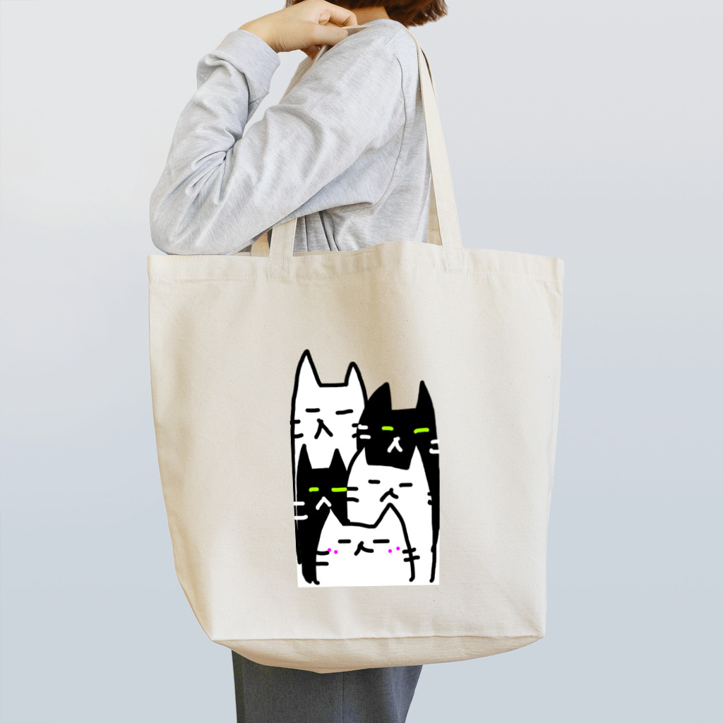 ねこちやのねこちかぞくトート ver.2 トートバッグ