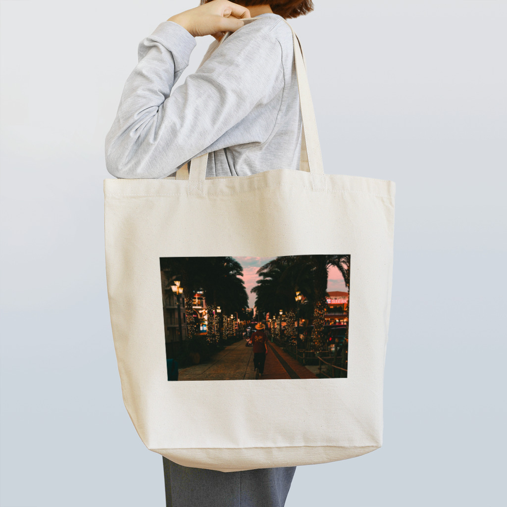 僕の日常の夜の街並み🌃 Tote Bag