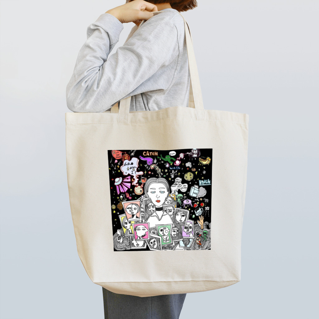 shouchikubai_tamerokuのキュビズムの宇宙 Tote Bag