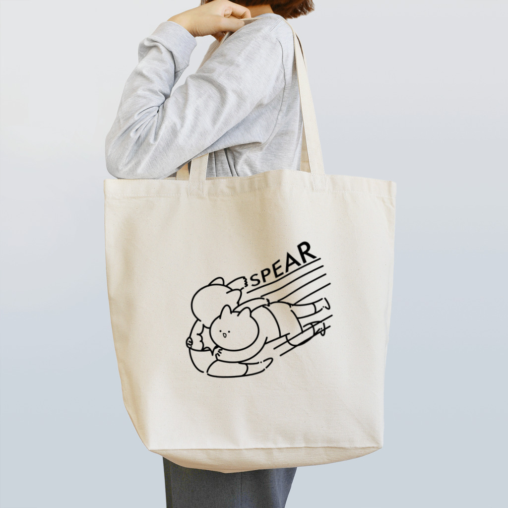 プロレスにゃんこのプロレスにゃんこ（スピアー） Tote Bag