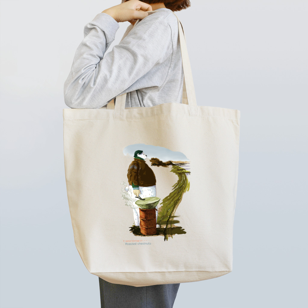 SKULL-2のすろくまの焼き栗 Tote Bag