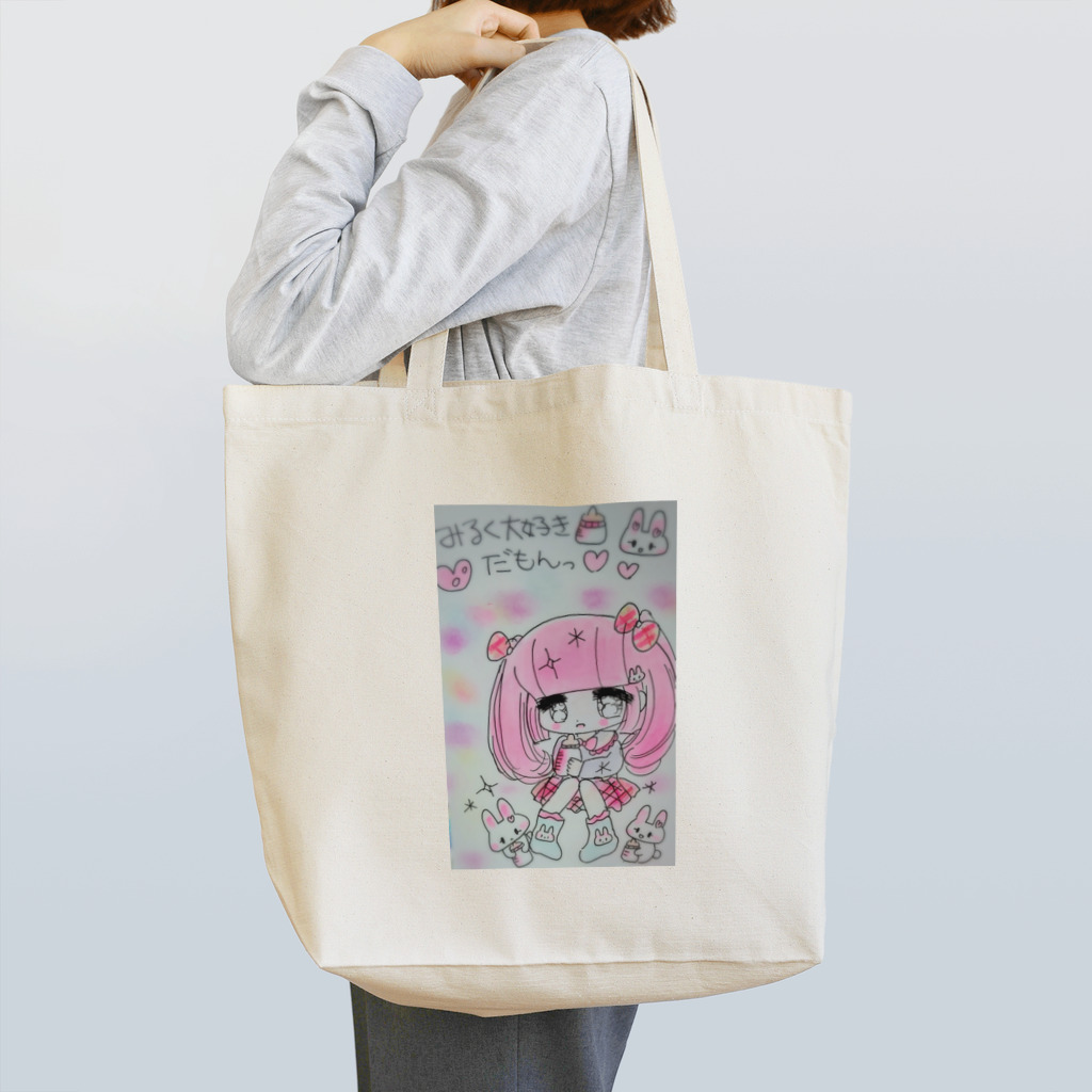 🎀姫野森みみ🎀mimistrawberrymilkのみみガール Tote Bag