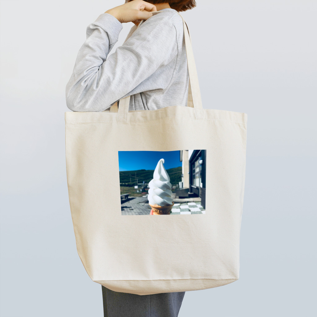 ソフトクリームbot公式のソフトクリーム(積丹ブルー) Tote Bag