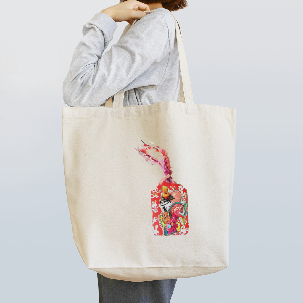 akikostyの昭和レトロなコラージュタグ№1 Tote Bag