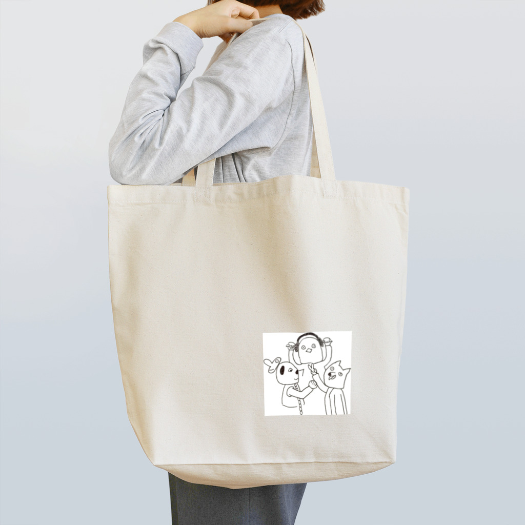 animal office lady おーえるの絵コンテ　ラップバトルより Tote Bag