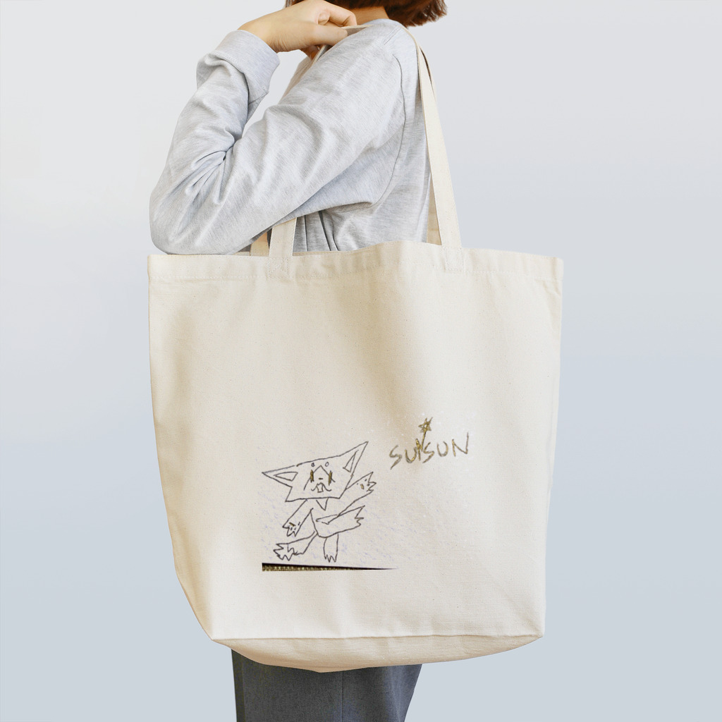 izumimimimimimiのスンスンが描いたスンスンの絵 トートバッグ