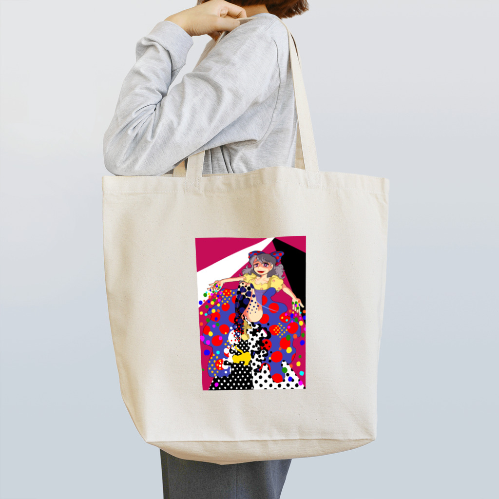 ひよどりのCrazy dot dot dot Tote Bag