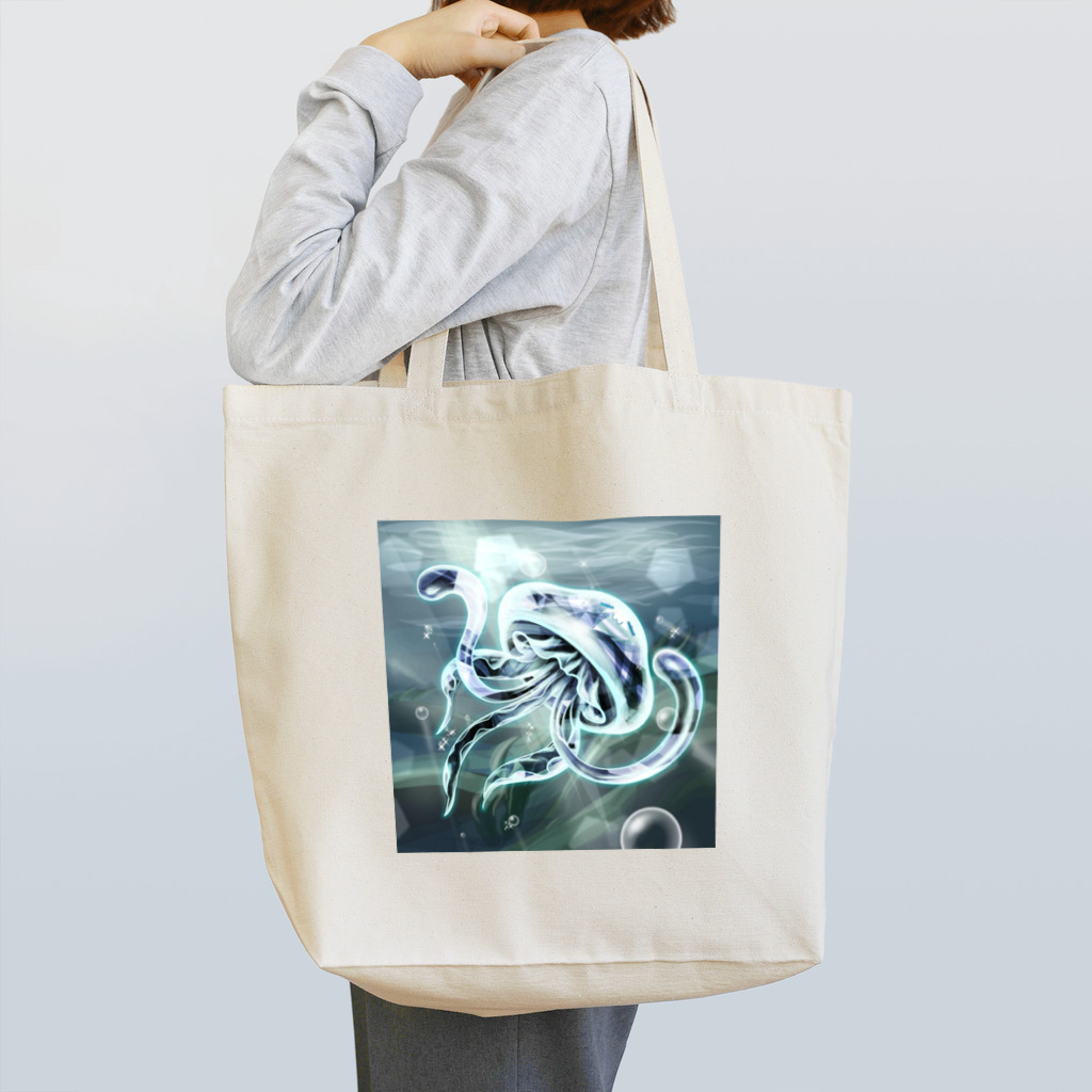 alpha_イラスト工房のジェミリーフィッシュTグッズ Tote Bag