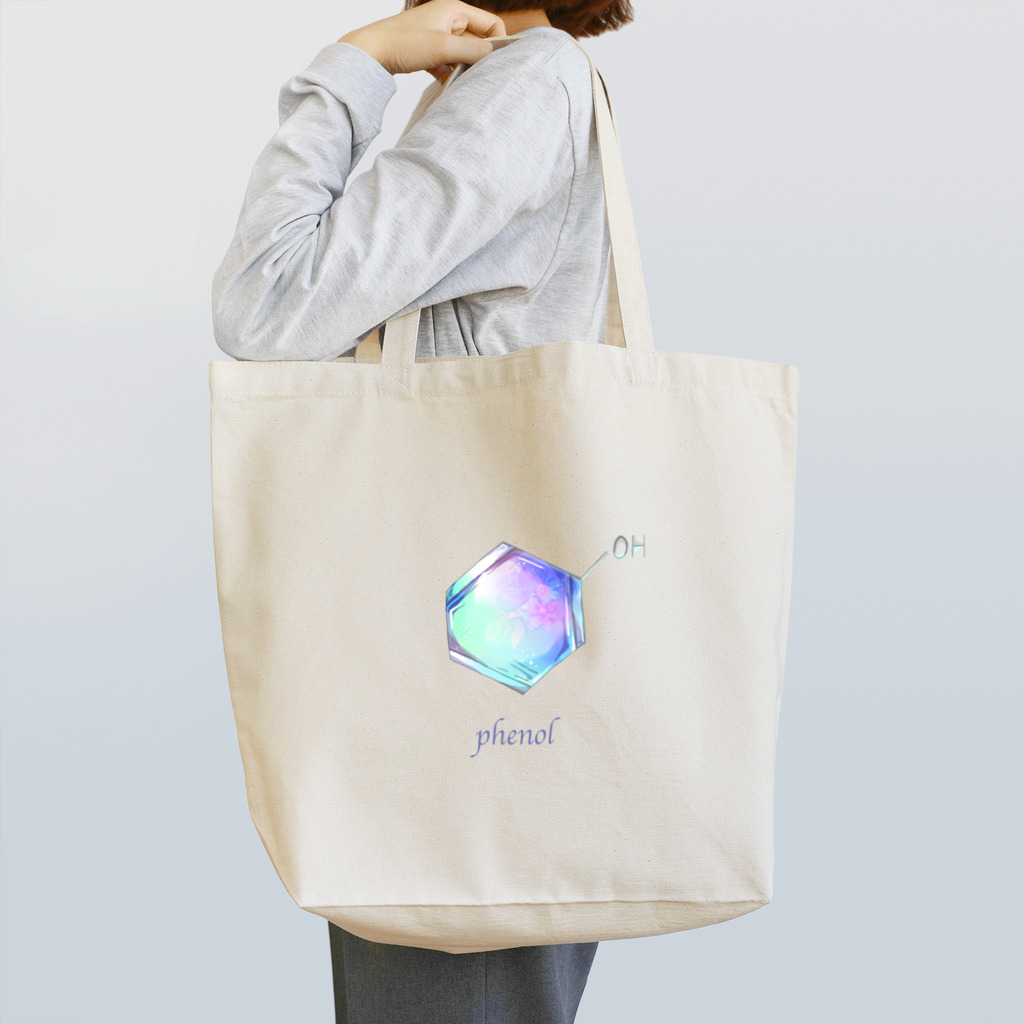 ピヨ_chemistryの花のフェノール Tote Bag