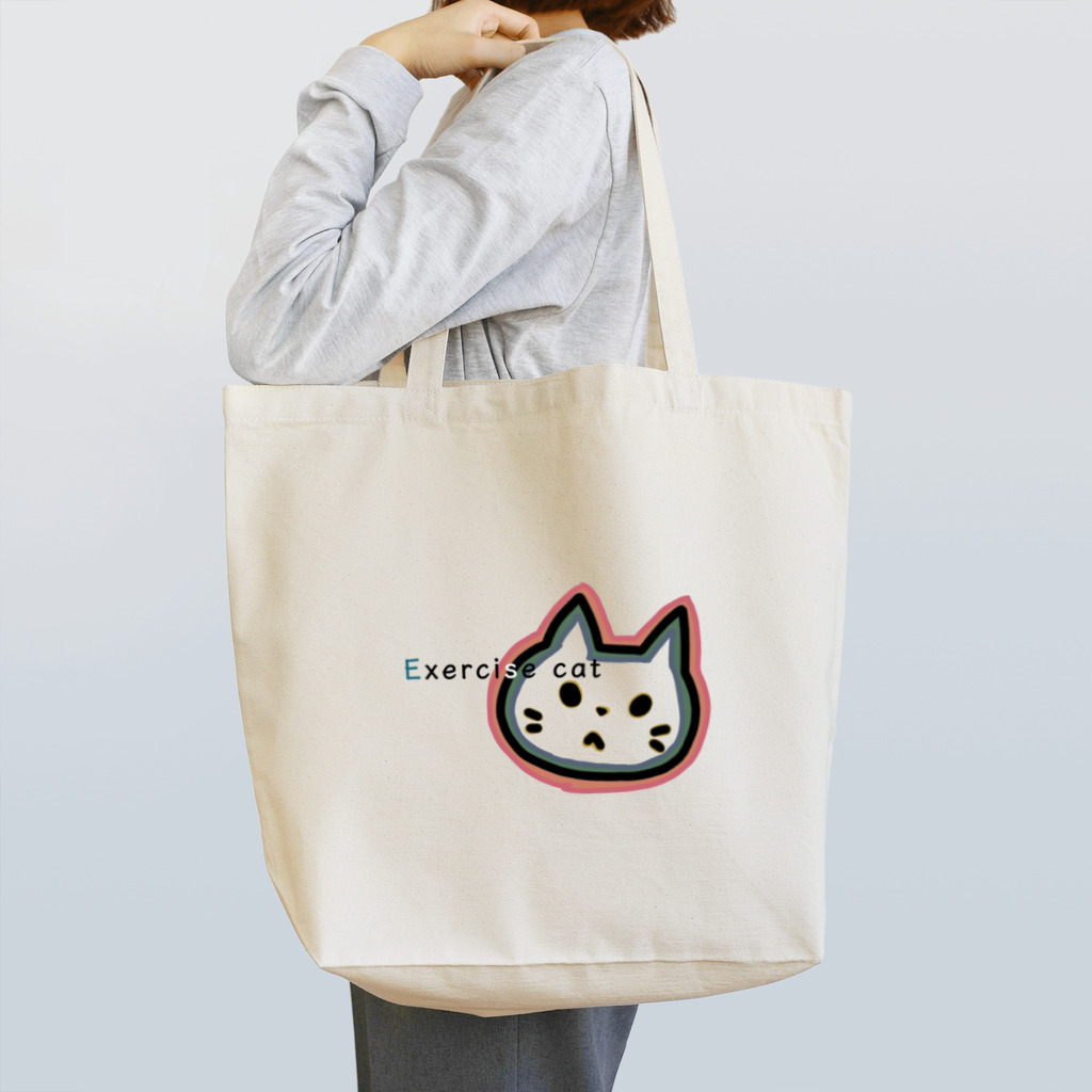 エクササイズ・キャットのエクササイズ キャット　派手派手1 Tote Bag