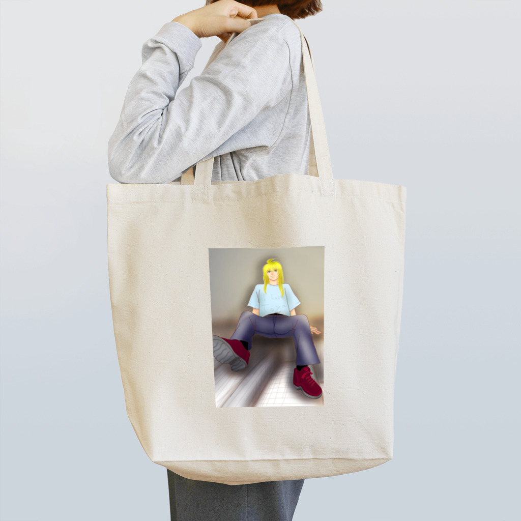 C-Earthのオリジナルキャラ『リク』 Tote Bag