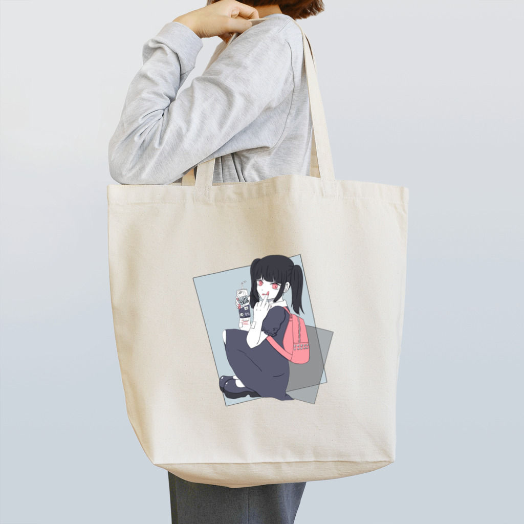 めんへらぱんだちゃん🐼💊の地雷女 Tote Bag